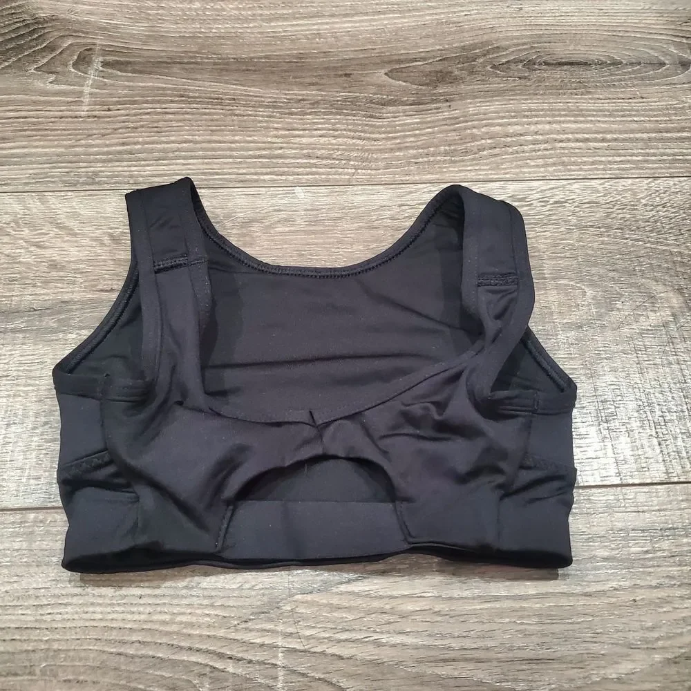Girls Athletic Works Sports Bra Size 10 (28) Black Sports Top